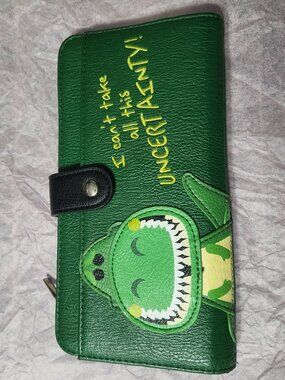 Loungefly Disney Heart Logo Rex Toy Story Wallet - Pixar